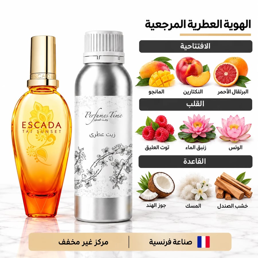زيت عطري نقي مستوحى من تاغ صن سيت اسكادا للنساء