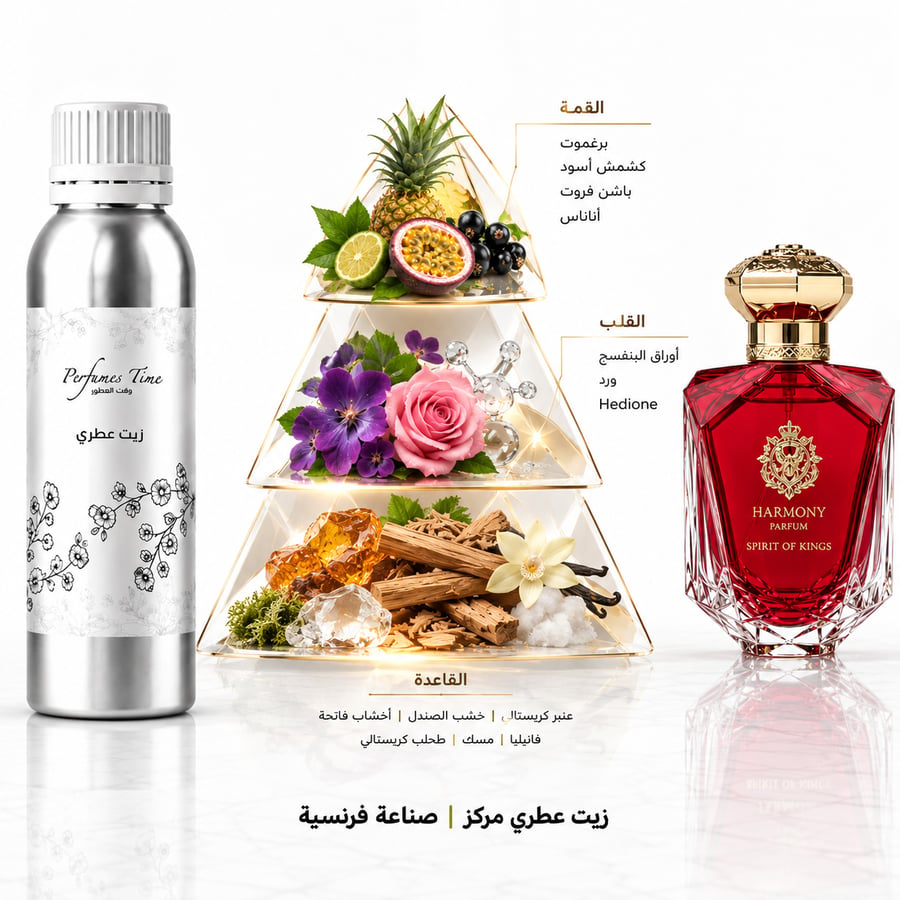 زيت عطري نقي مستوحى من سبيريت أوف كينغز هارموني للجنسين