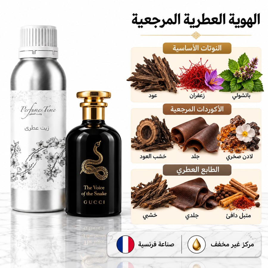 زيت عطري نقي مستوحى من ذا فويس غوتشي للجنسين
