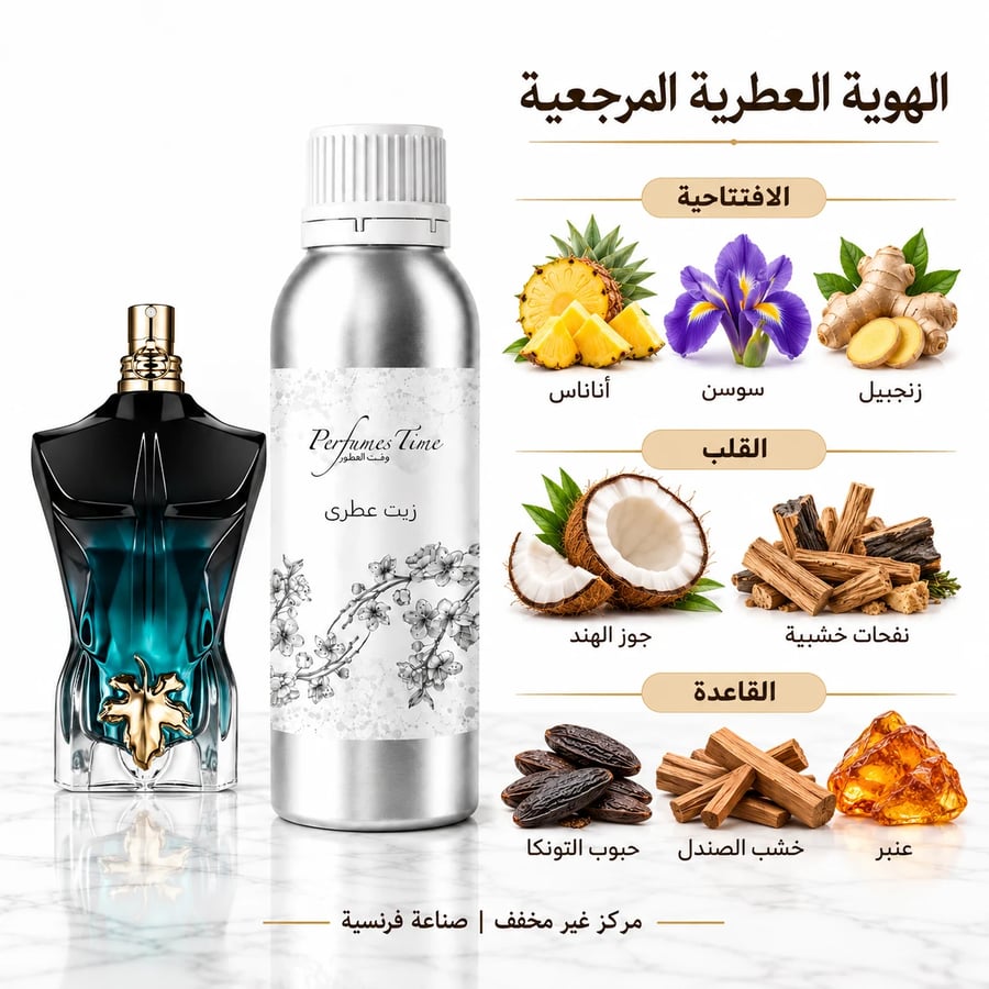 زيت عطري نقي مستوحى من لو بو لو جان بول غوتيه للرجال