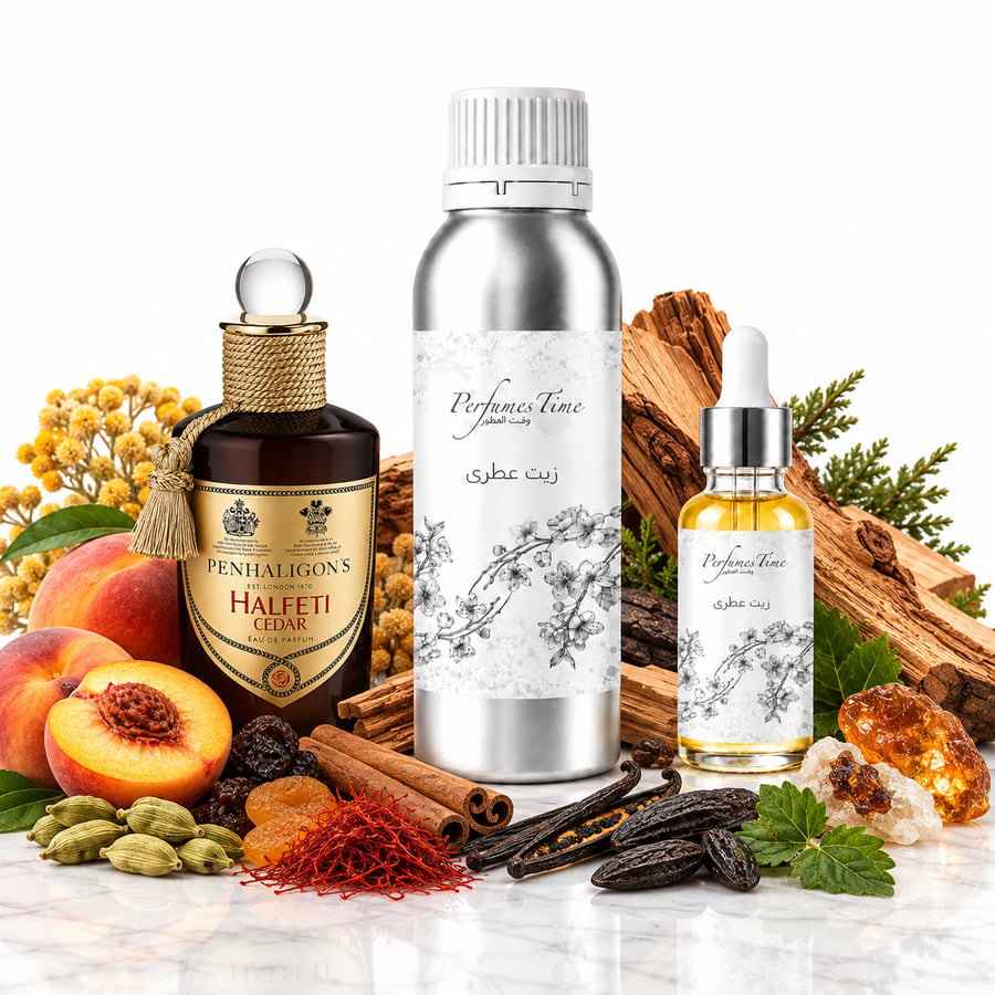 زيت عطري نقي مستوحى من هالفيتي سيدار بنهالغينز للجنسين