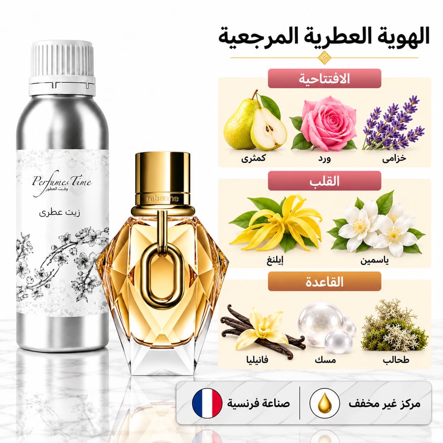 زيت عطري نقي مستوحى من مليون جولد ليدي باكورابان للنساء