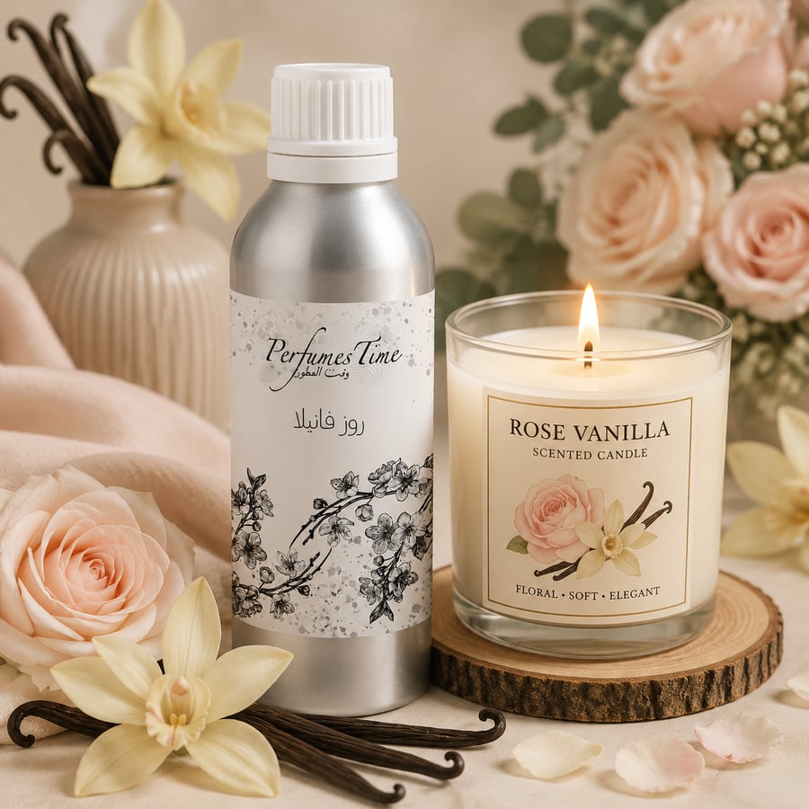 زيت عطري للشموع روز فانيلا