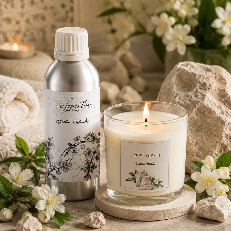 زيت عطري للشموع ياسمين الصخور