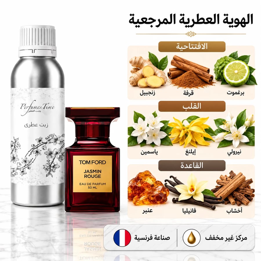 زيت عطري نقي مستوحى من جاسمين روج توم فورد للنساء