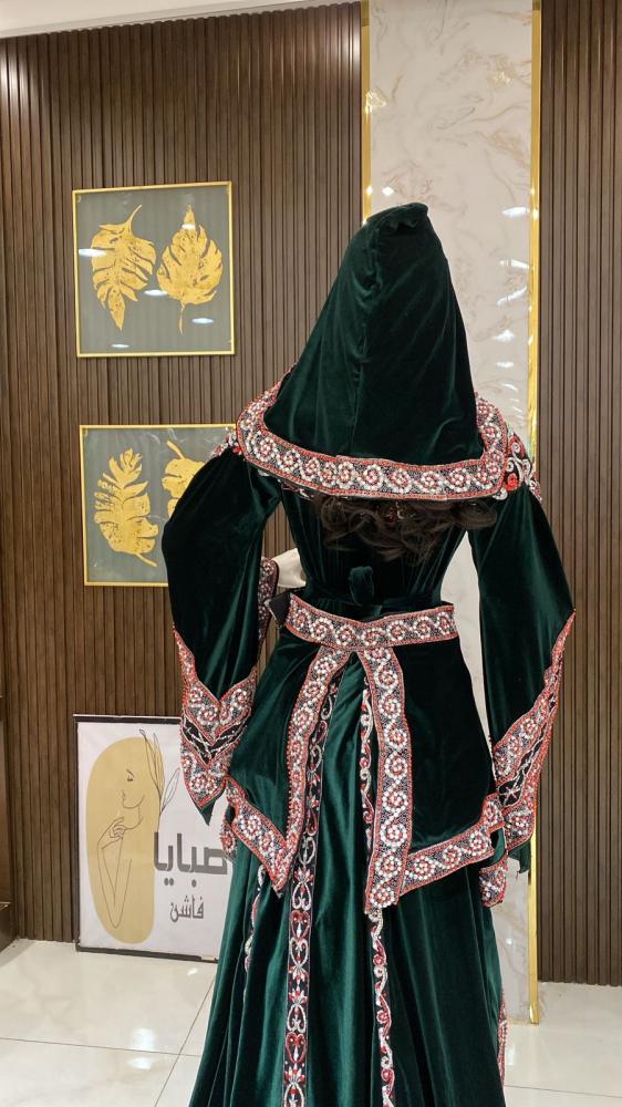 فستان غمرة تطريز راقيي