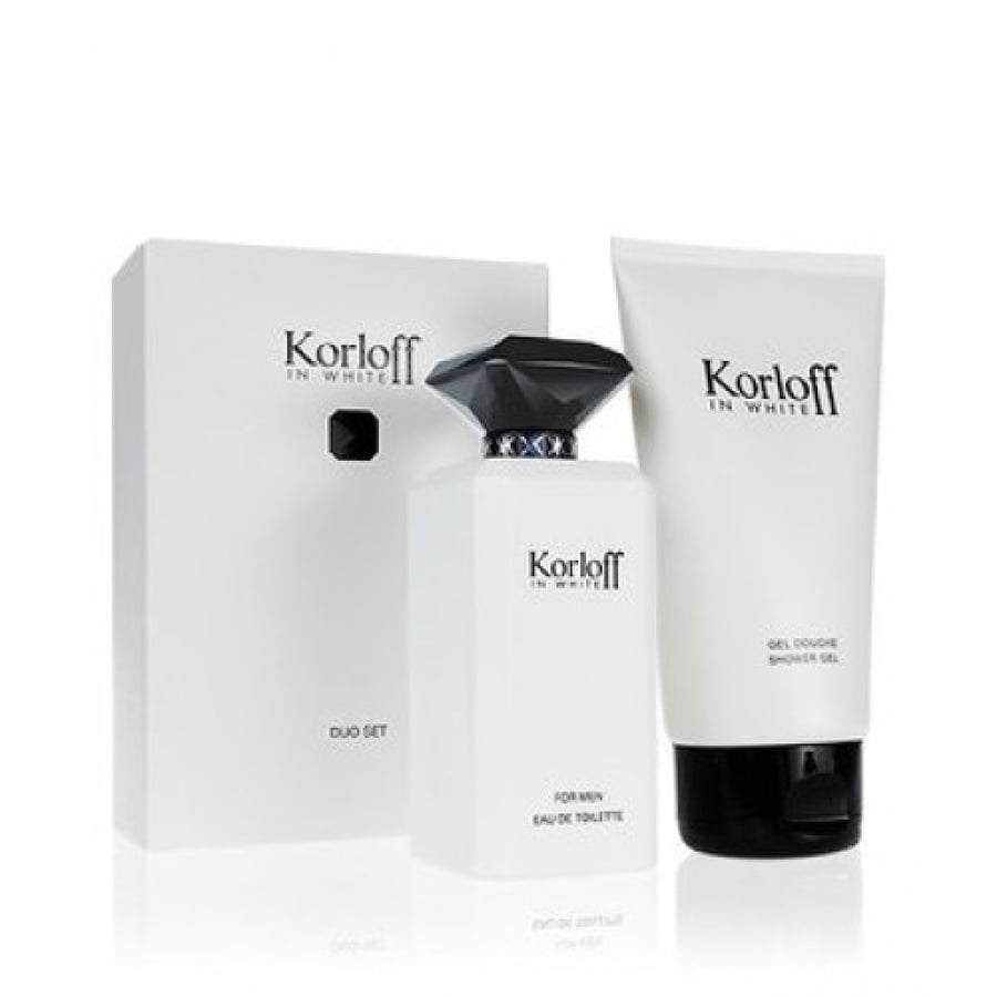عطر كورلوف ان وايت مجموعة عطرية عطر كورلوف ان وايت و لوشن جسم كورلوف ان وايت او دي تواليت