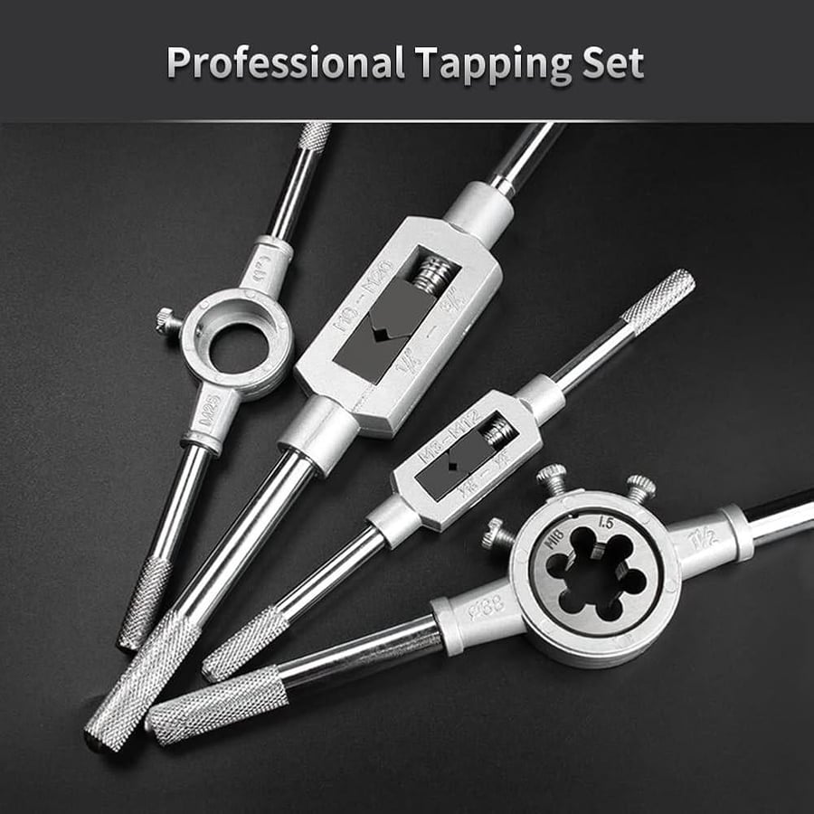مجموعة أدوات القطع والتشكيل (Taps and Dies Set)