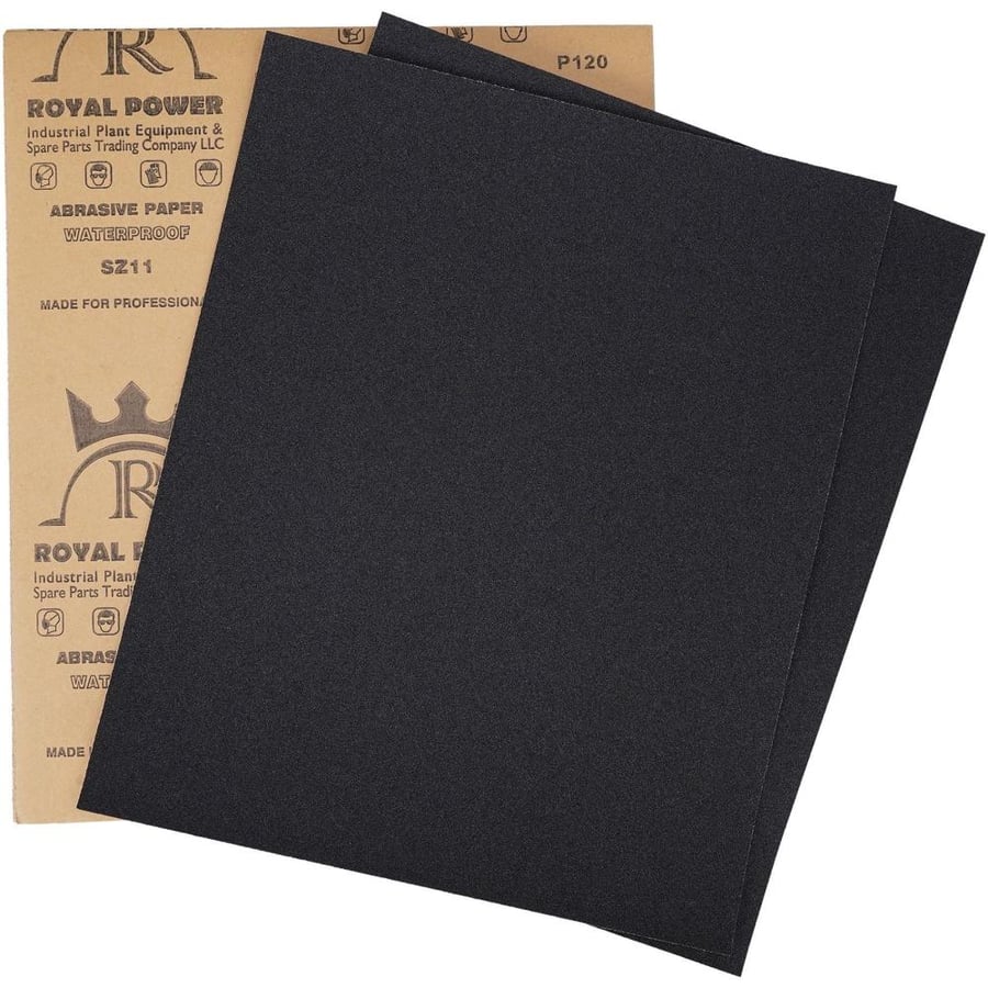 ورق صنفرة (100 ورقة) Royal Power Professional Abrasive Paper, P120, 230 x 280mm