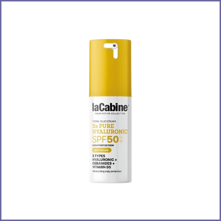 لاكابين كريم سائل بحمض الهيالورونيك الخماسي واقي شمس (SPF 50) - 30 مل