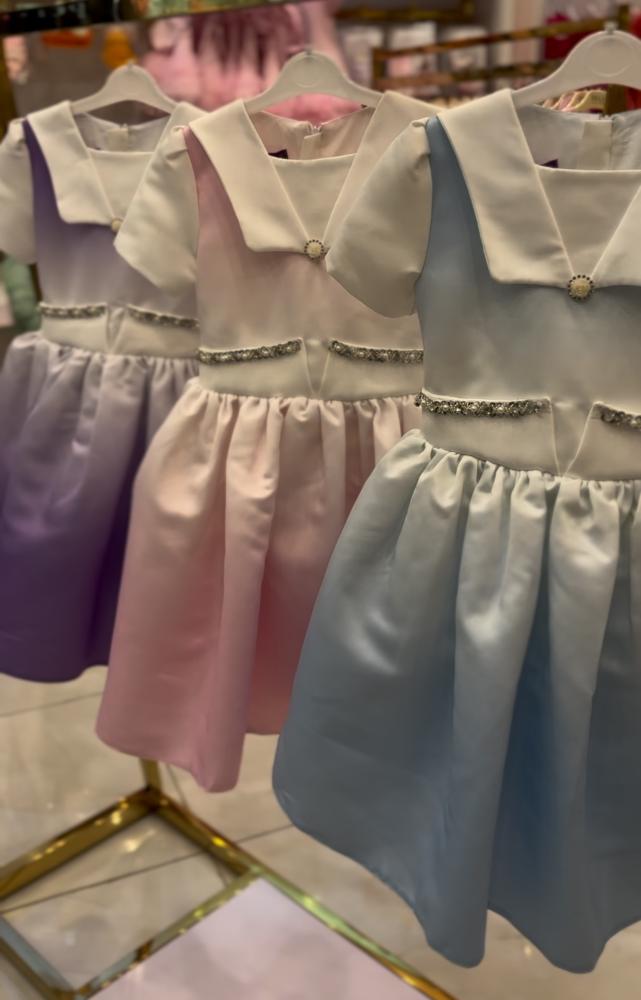 فستان مموج + شنطة