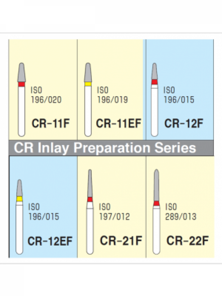 Diamond Burs-CR inlay preparation dia-burs  / CR Series