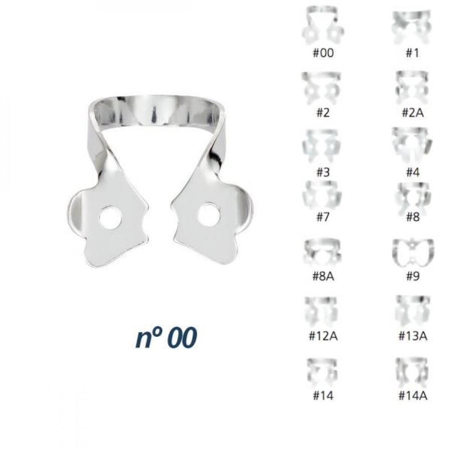 rubber dam clamp winged