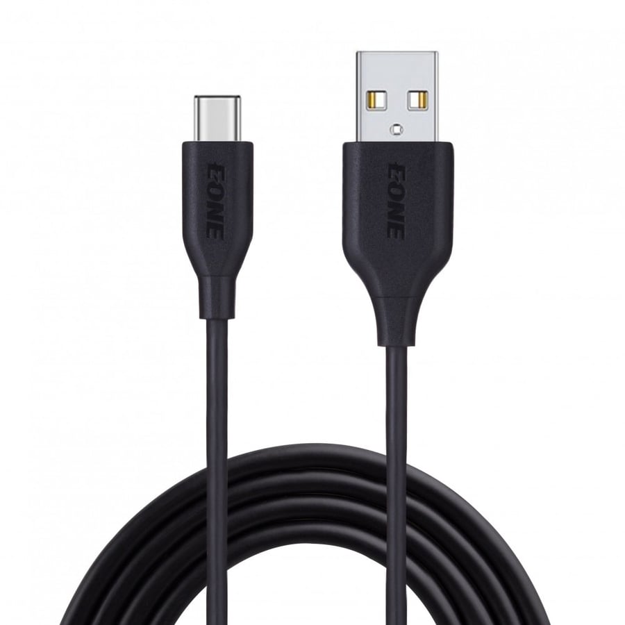 E-ONE كيبل USB-C بقوة 5 أمبير 1متر - اسود