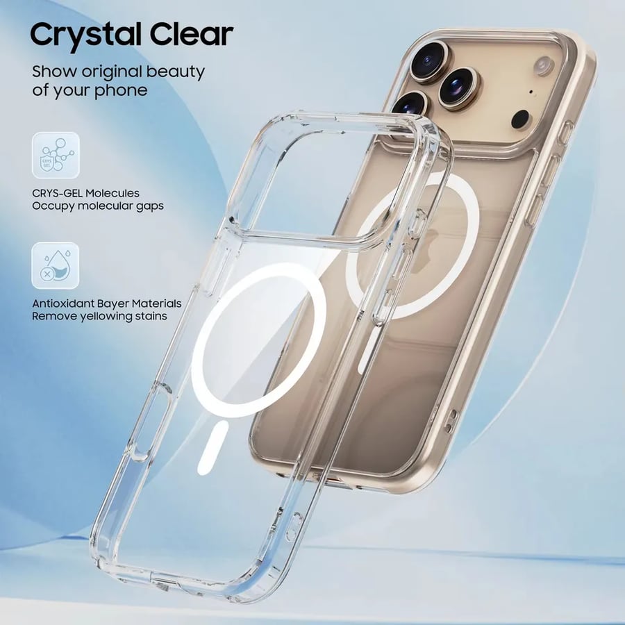 جراب MagSafe مضاد للاصفرار لـ iPhone 18 Pro Max