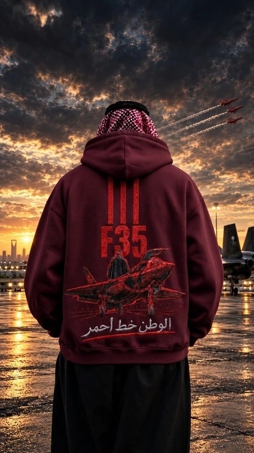 بلوفر الصقور الملكية F35