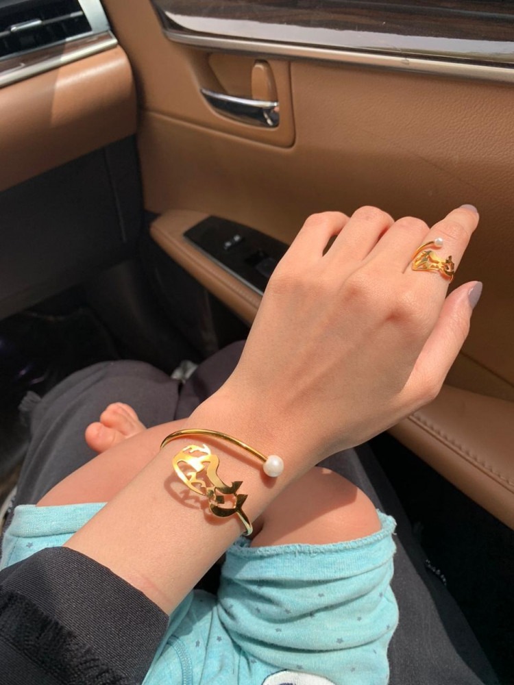 طقم نسائي أسواره وخاتم