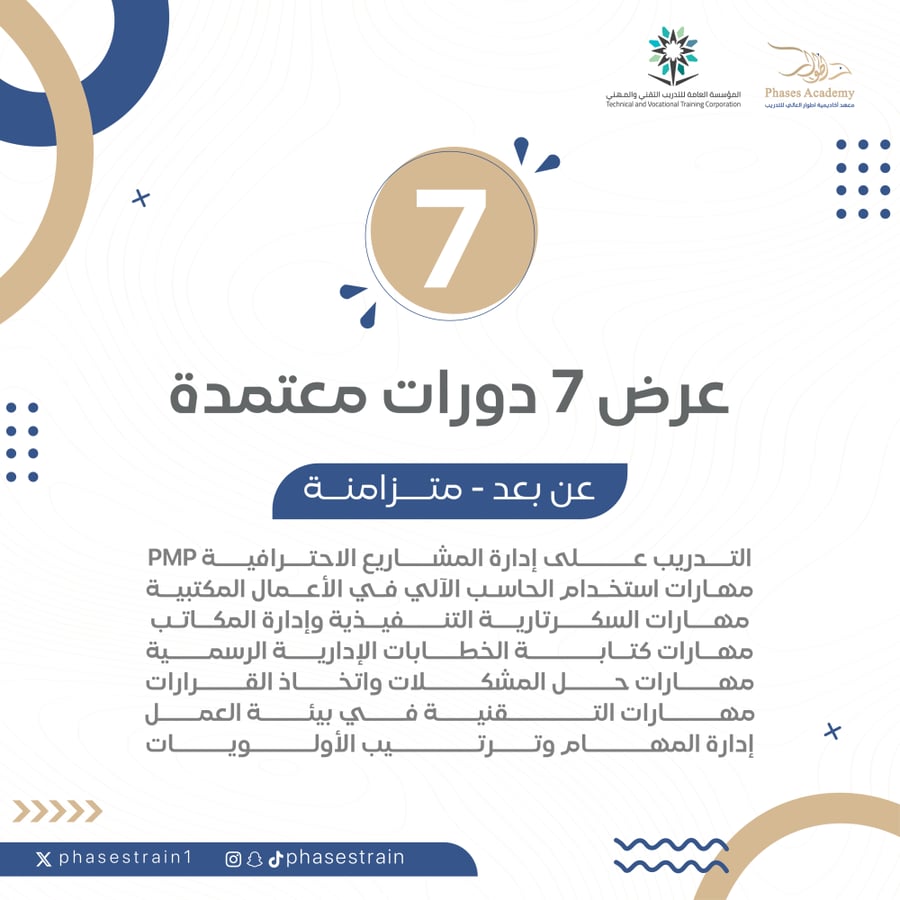 عرض الدورات المعتمدة "7"