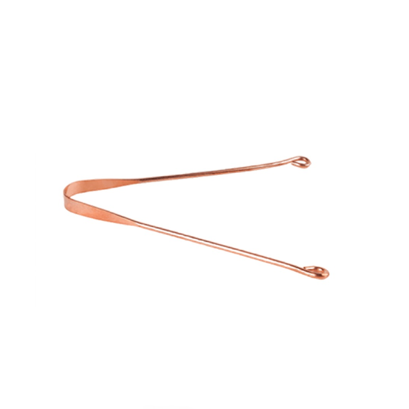 Pure 100% copper tongue cleaner