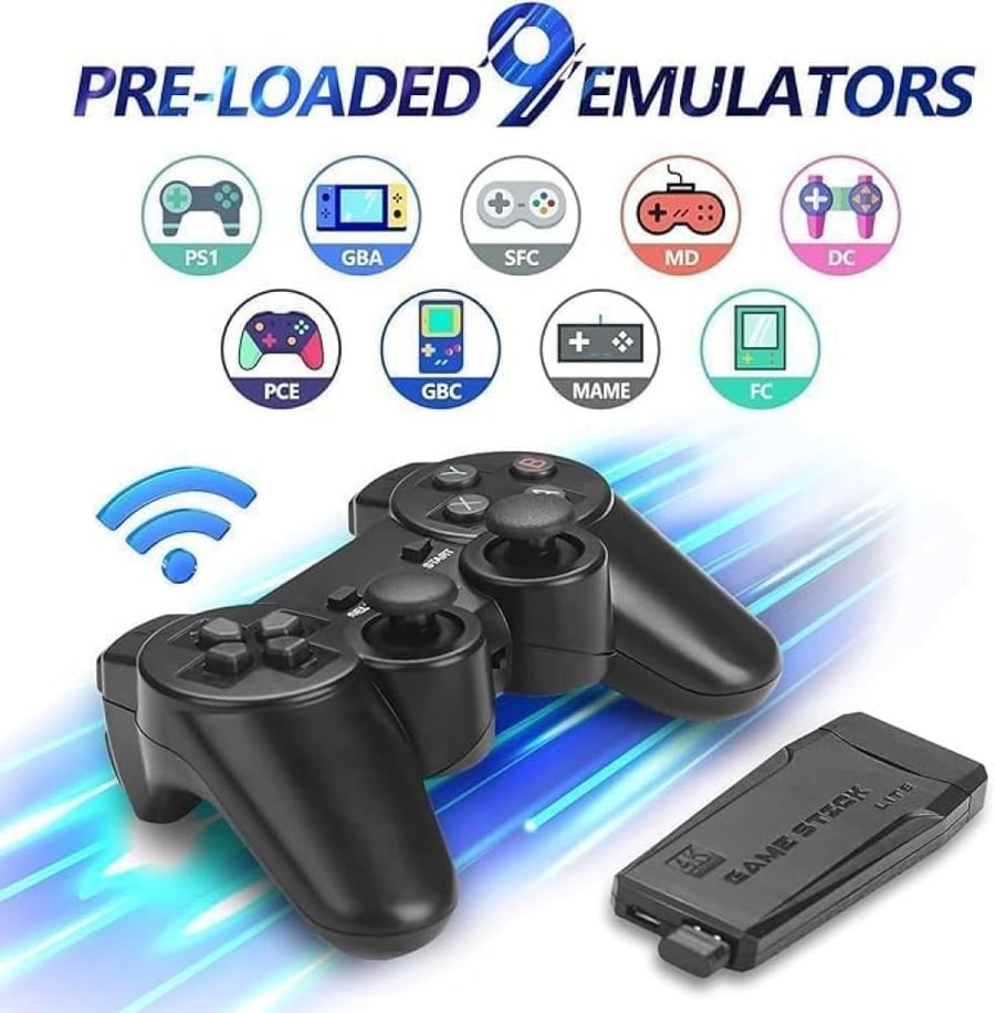 جهاز العاب الطيبين أكثر من 10,000 لعبة - HDMI - سعة 64GB