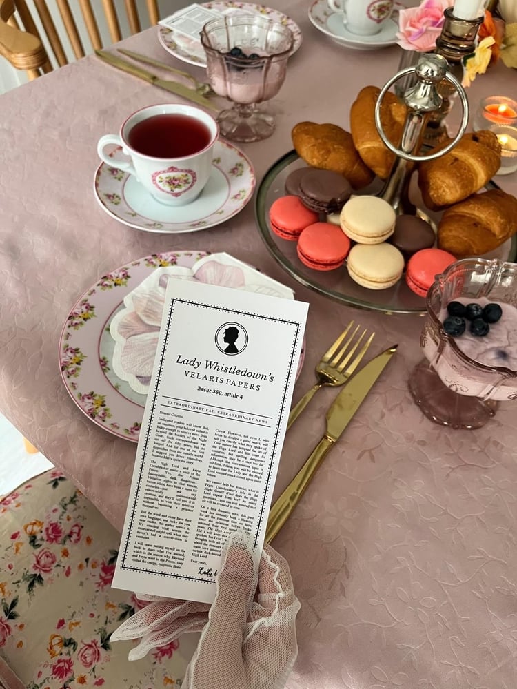 Afternoon tea - Pride & Prejudice