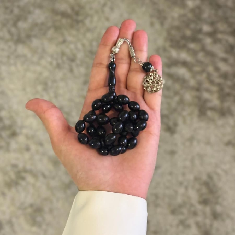 سبحة فاخرة سوداء - متجر سماي