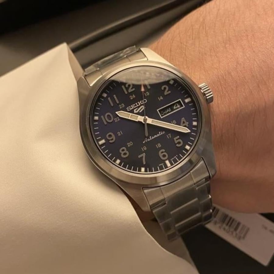 seiko ساعة اوتوماتيك - Field لون كحلي - متجر سماي