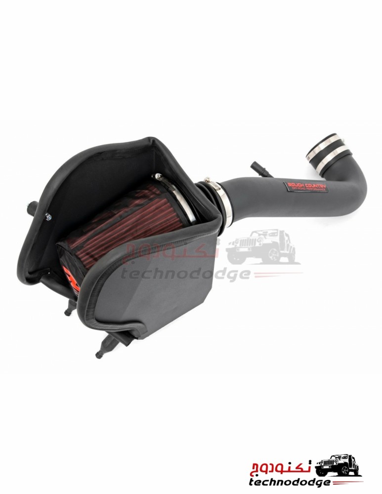 فلتر هواء رياضي 3.6     ROUGH COUNTRY Jeep Cold Air Intake [07-18 Wrangler JK]