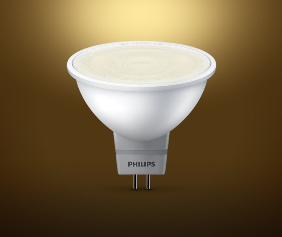 اسبوت (ليد)  قاعدة دبوس MR16 اصفر 4.5 واط مباشر - PHI-929001874068