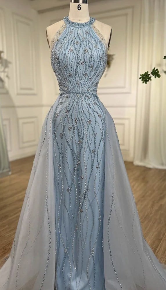 فستان ازرق R129