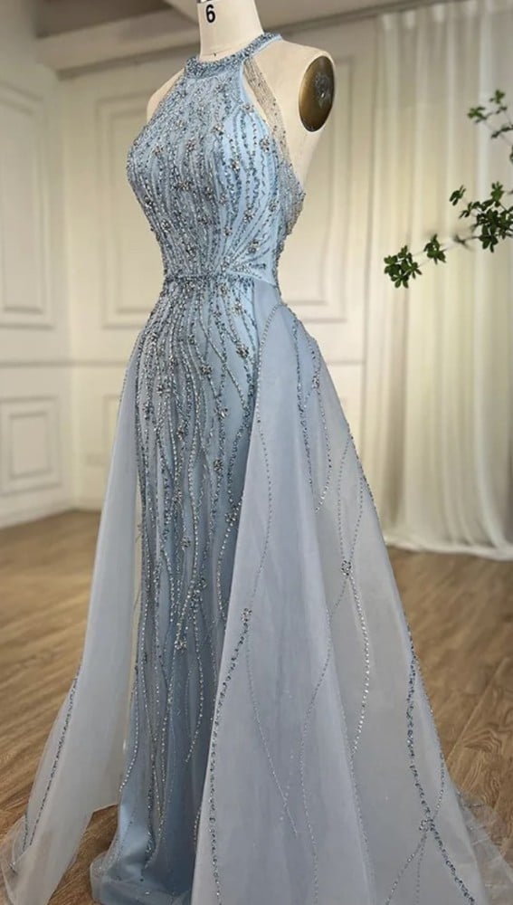 فستان ازرق R129