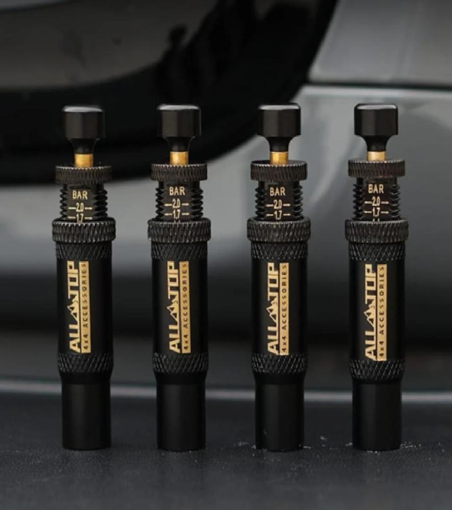 طقم بلوف تنسيم كفرات تلقائي Adjustable Auto-Stop Air-Down Deflator, 10-30 PSI, 4PCS