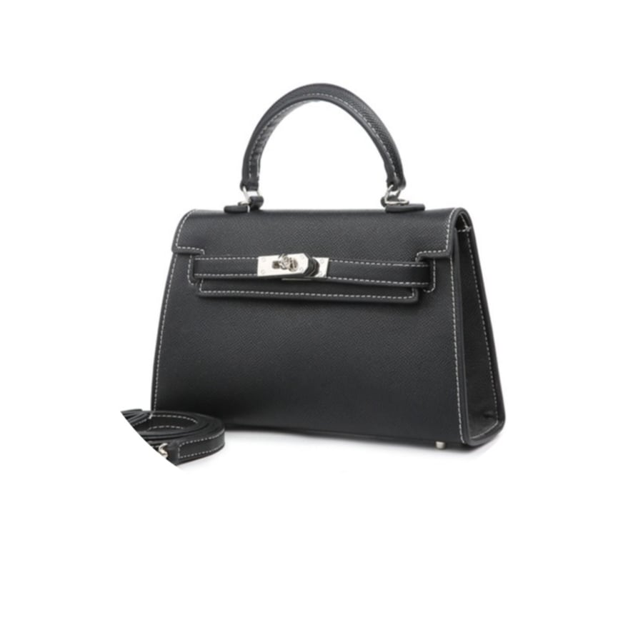19cm Black -silver hardware