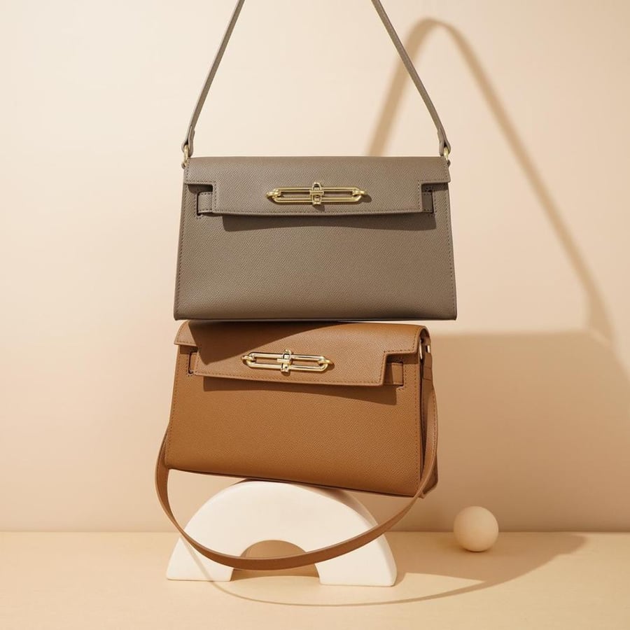 genuine leather - Brown