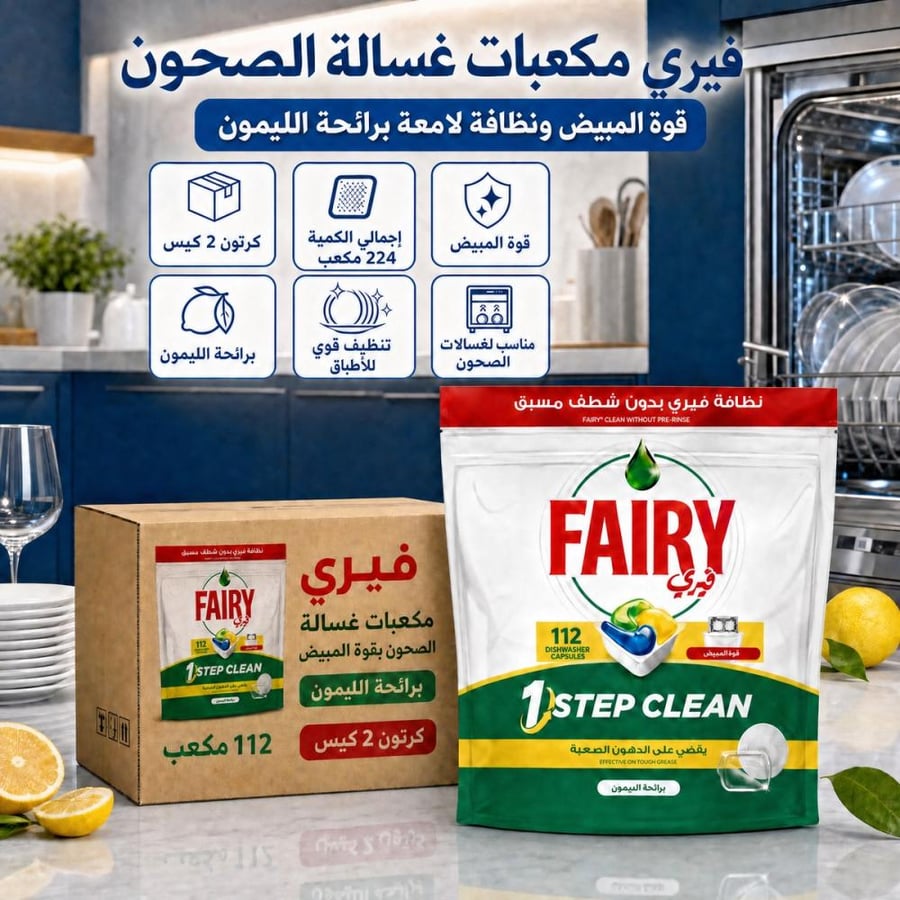 مكعبات غسالة الصحون فيري