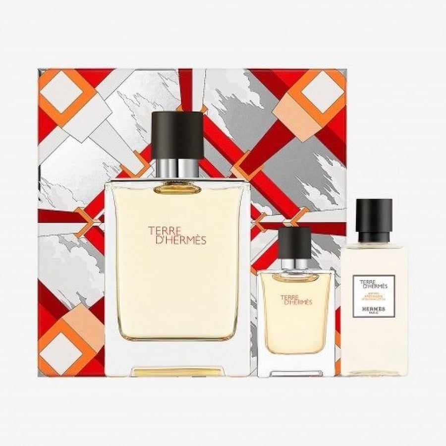 Hermes Terre d hermes Eau de Toilette 100ml 3 Gift Set متجر خبير العطو