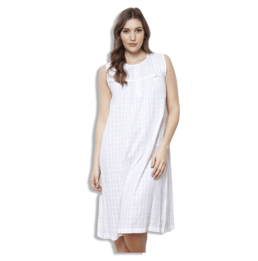قميص نوم كلاسيكي من COTTON REAL - INGA