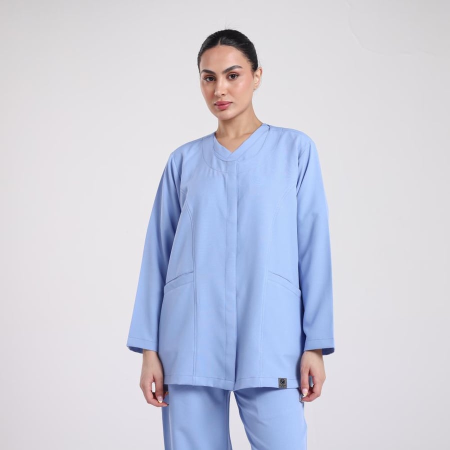 سكراب طبي ستيل بلو من أي جي للزي الطبي مريح وأنيق