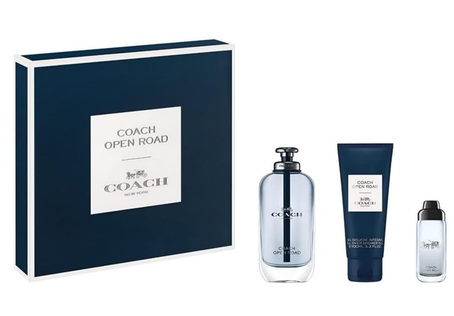طقم كوتش نيويورك اوبن رود اودي تواليت رجالي 100مل + عطر بخ 15 مل + شورجل 100 مل