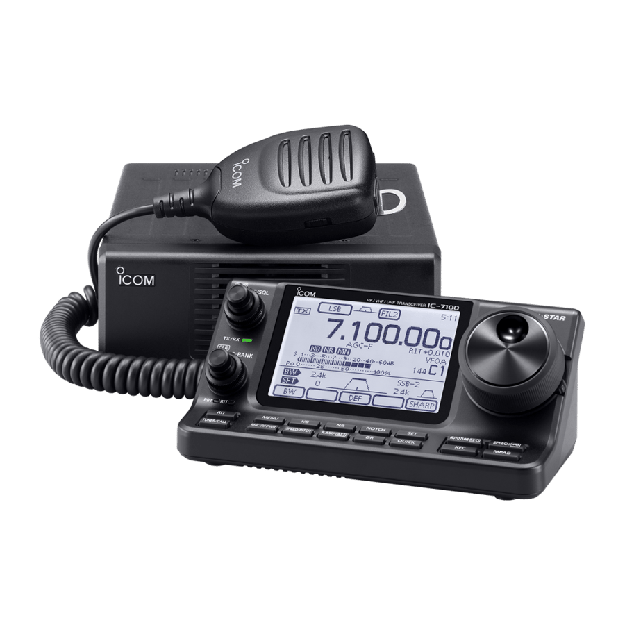 ICOM IC-7100 HF/VHF/UHF – جهاز هواة لاسلكي متعدد النطاقات