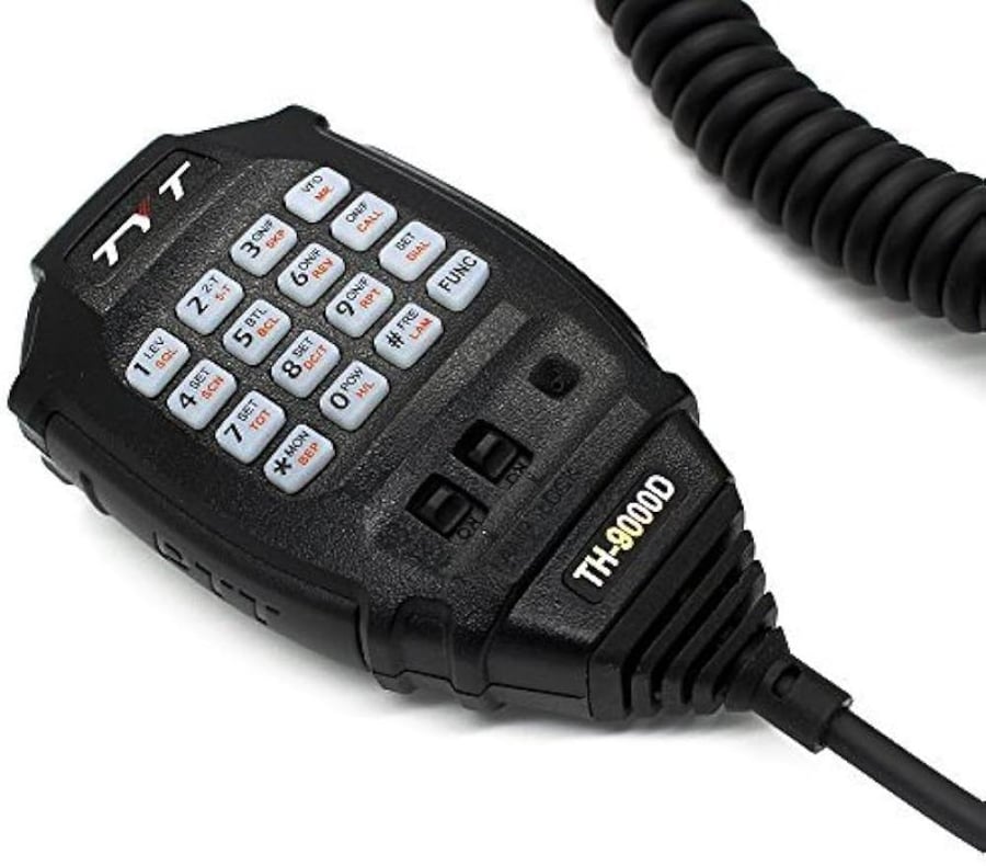 مايك سماعة TYT TH-9000D – ميكروفون PTT مع سماعة مدمجة