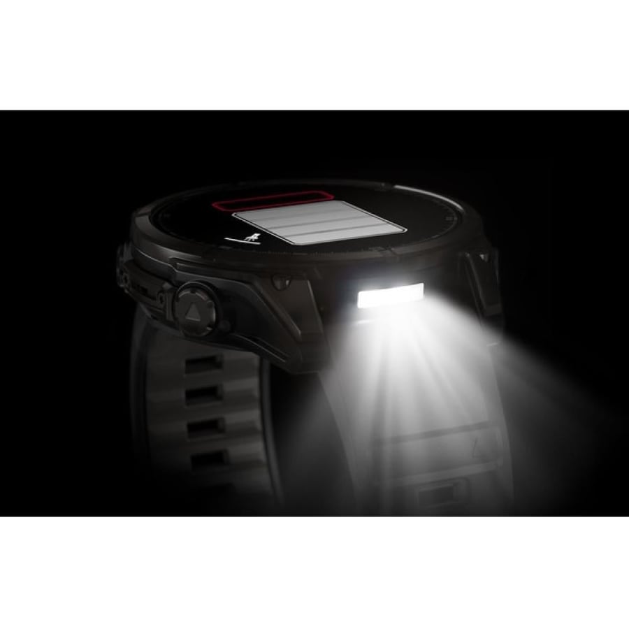 ساعة جارمن فينكس 8 سولار 51 مم (Garmin Fēnix 8 Solar Sapphire 51mm) متعددة الرياضات GPS