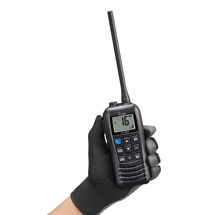ICOM IC-M37E Handheld Marine VHF Radio Approved