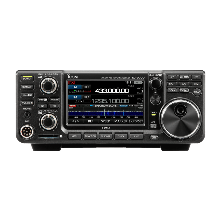 ICOM IC-9700 ALL MODE TRANSCEIVER – جهاز إرسال واستقبال هواة لاسلكي ثلاثي النطاق