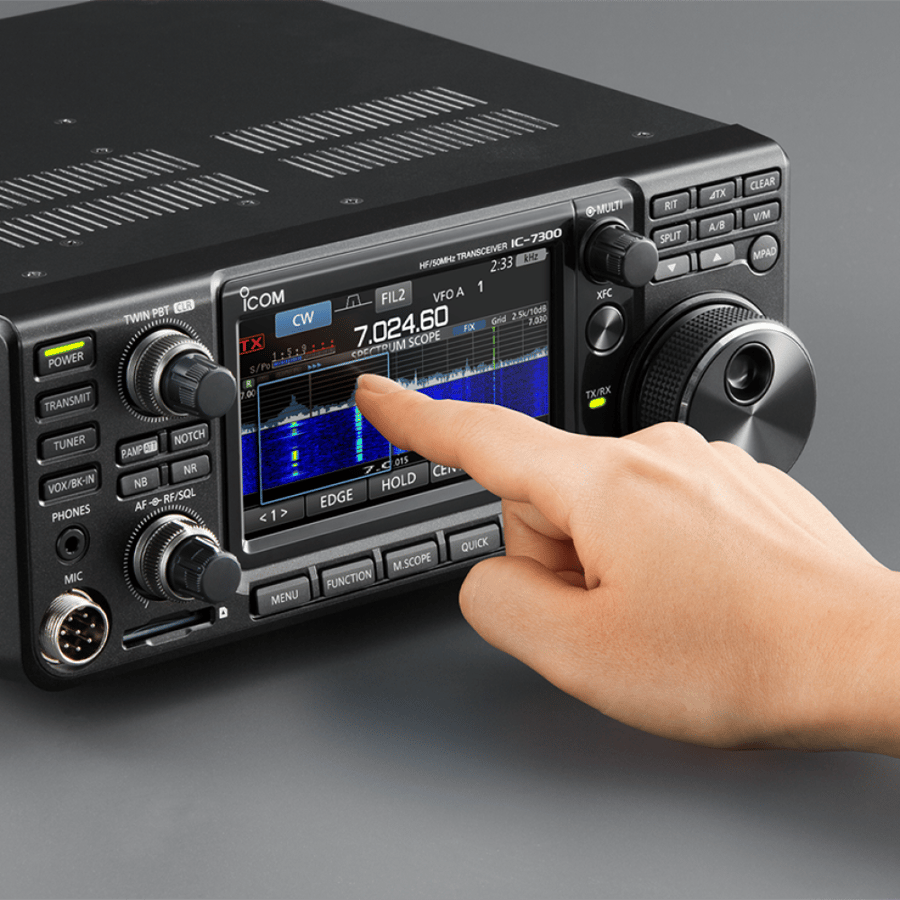 ICOM IC-7300 HF/50/70MHz – جهاز هواة لاسلكي SDR احترافي