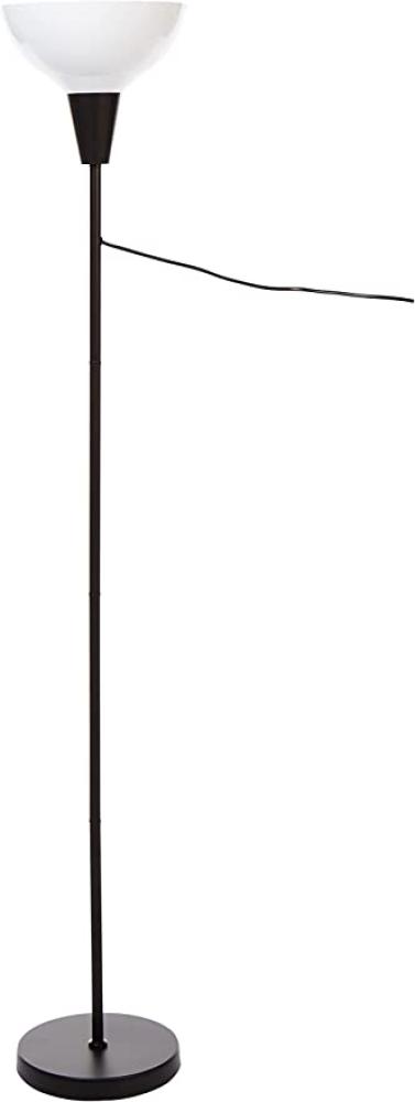 Floor Lamp White Black 175X26x28centimeter