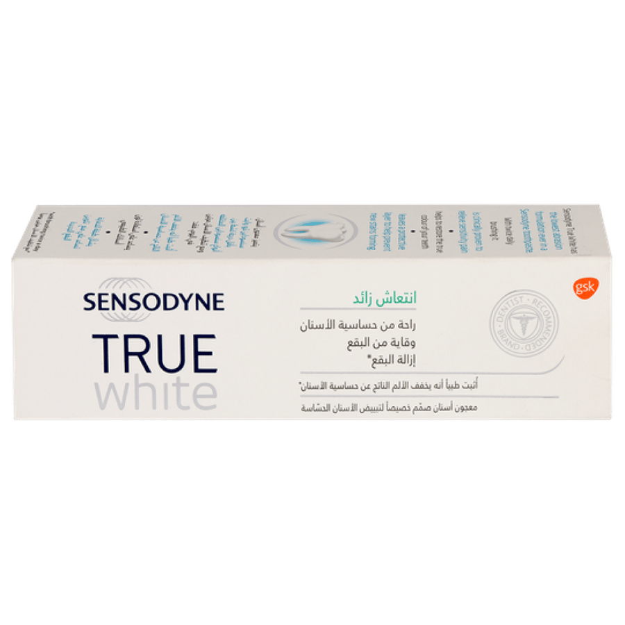 سنسوداين ترو وايت معجون تبييض للأسنان الحساسة 75 مل سنسوداين ترو وايت معجون تبييض للأسنان الحساسة 75 مل