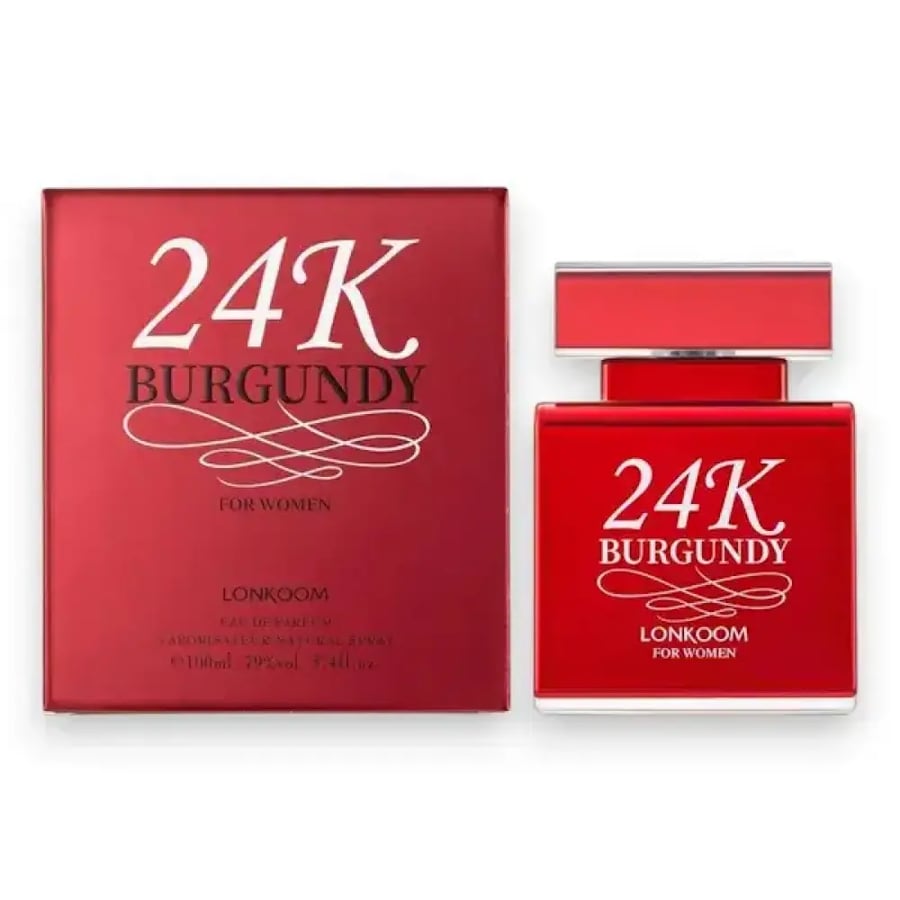 عطر لونكوم 24K بورغندي نسائي ماء عطر 100 مل عطر لونكوم 24K بورغندي نسائي ماء عطر 100 مل