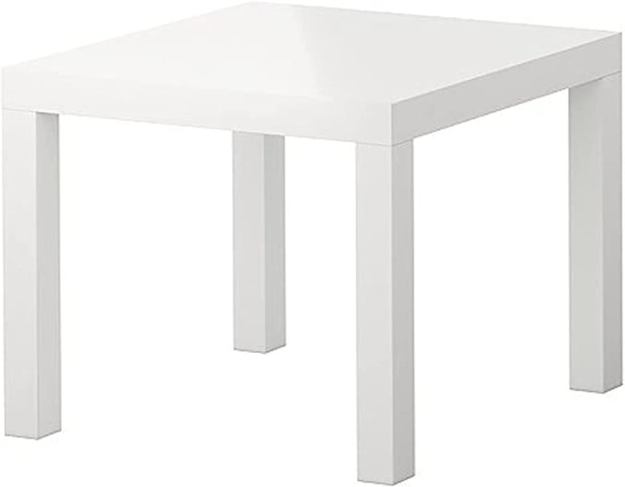 Lack Side Table White 90 cm x 55 cm