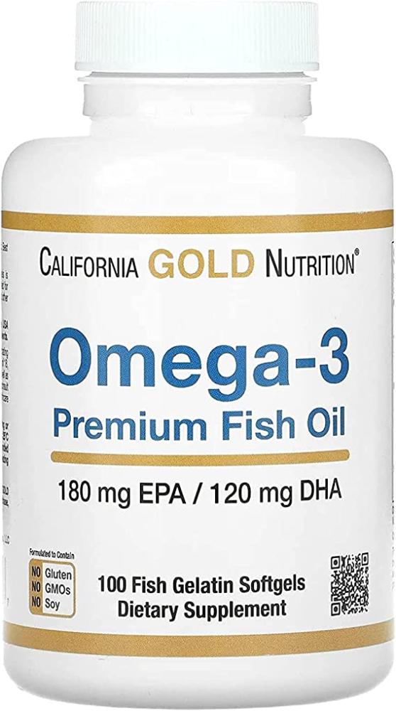 California Gold Nutrition Omega 3 Premium Fish Oil